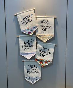 Personalised Linen Flag