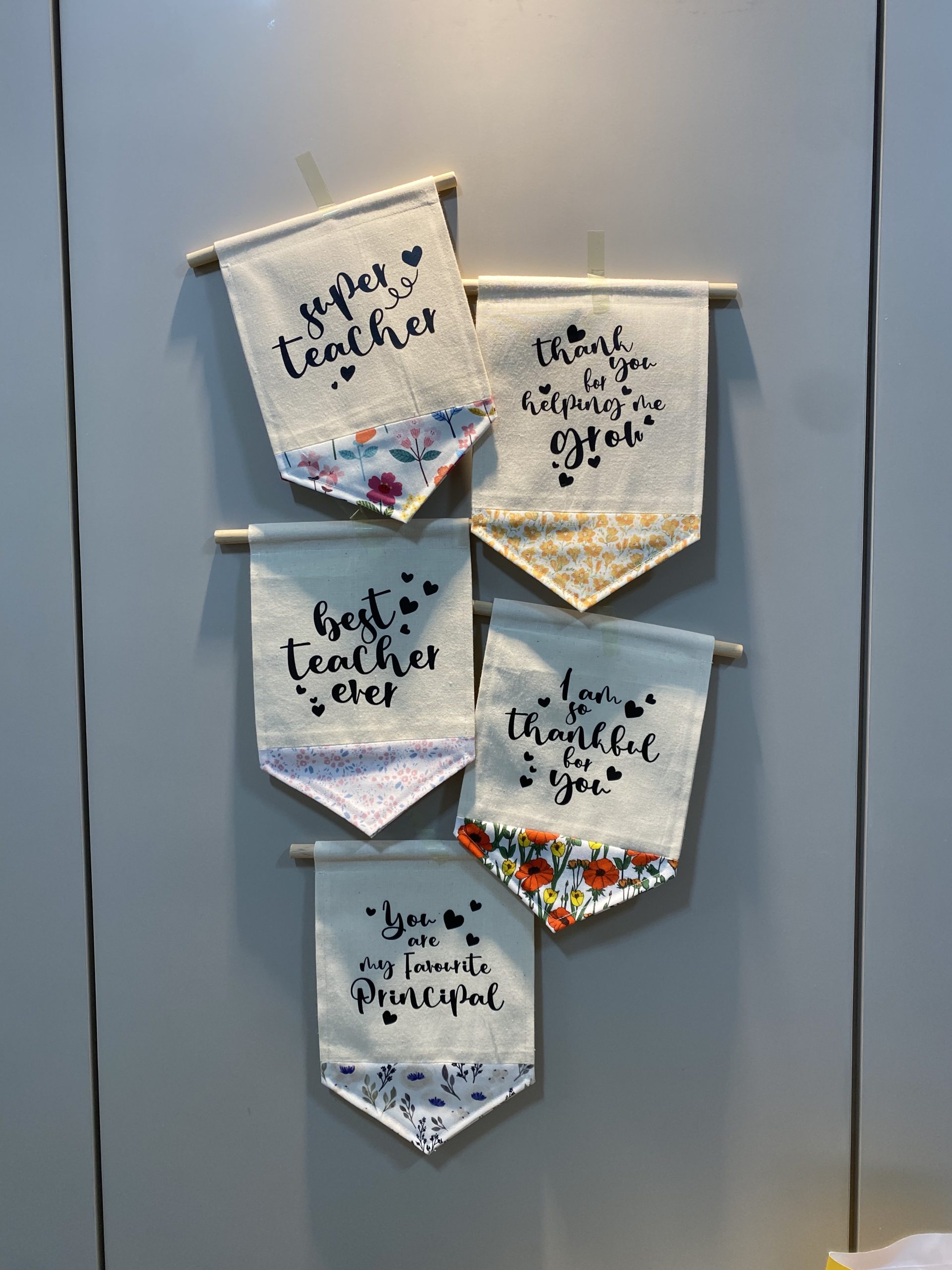 Personalised Linen Flag